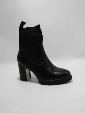 Botki damskie na obcasie (36-41) SM560 BLACK