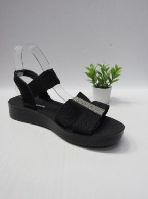 Sandały damskie na płaskim (36-41) R222-2 BLACK