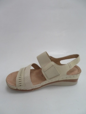 Sandały damskie na koturnie (36-41) 0-11 BEIGE