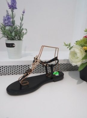 Sandały damskie na płaskim (36-41) 5088 BLACK