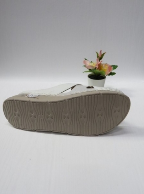 Klapki damskie na koturnie (39-43) DT21-2 WHITE