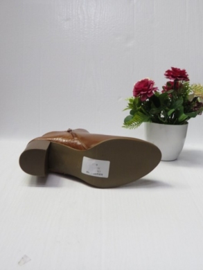 Botki damskie ocieplane na obcasie (36-41) C830 CAMEL
