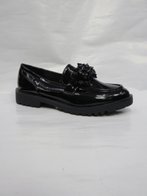 Mokasyny damskie na płaskim (36-41) 0-630 BLACK