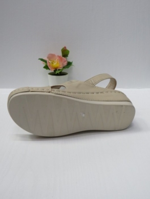 Sandały damskie na koturnie (36-41) 7AA2302 BEIGE