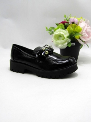 Mokasyny damskie na płaskim (36-41) 1326 BLACK