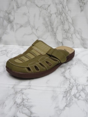 Klapki męskie (40-46) 173-10 KHAKI/BEIGE