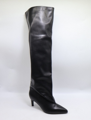 Kozaki damskie na szpilce (36-41) 52171 BLACK