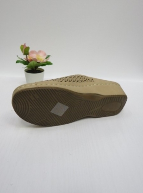 Klapki damskie na koturnie (36-41) W3202 BEIGE
