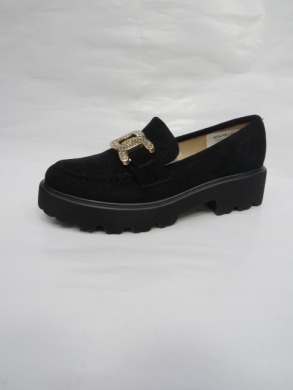 Mokasyny damskie na płaskim (36-41) DW-010 BLACK