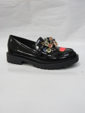 Mokasyny damskie na płaskim (36-41) 727 BLACK
