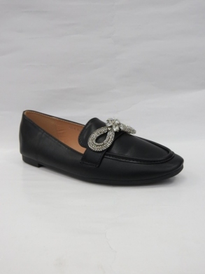 Mokasyny damskie na płaskim (36-41) LCL-6 BLACK