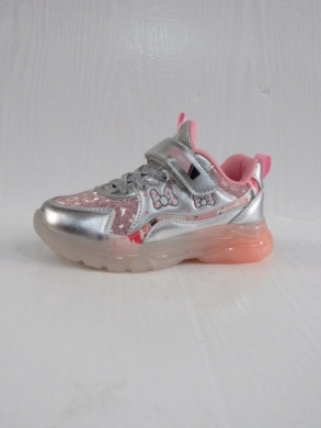Buty sportowe dziewczęce (26-31) E83 SILVER/PINK