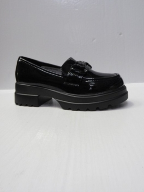 Mokasyny damskie na koturnie (36-41) DF02 BLACK