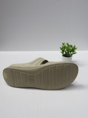Klapki damskie na koturnie (36-42) CC2226 BEIGE