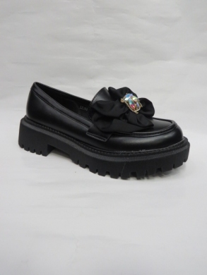 Mokasyny damskie na płaskim (36-41) LE-562 BLACK