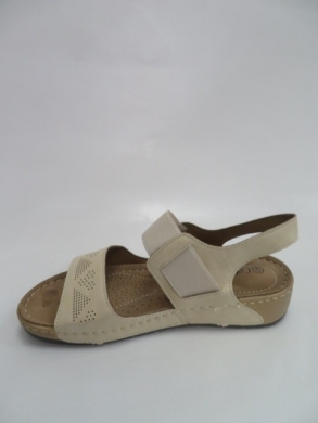 Sandały damskie na płaskim (36-41) L4-5 BEIGE