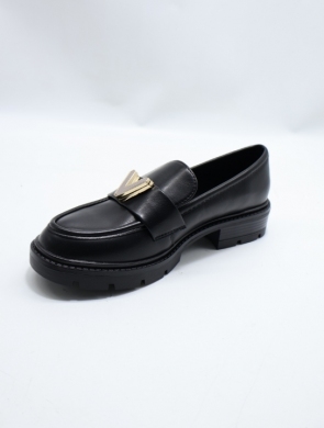 Mokasyny damskie na płaskim (36-41) 106 BLACK