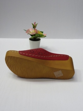 Klapki damskie na koturnie (36-41) 6094-4 RED