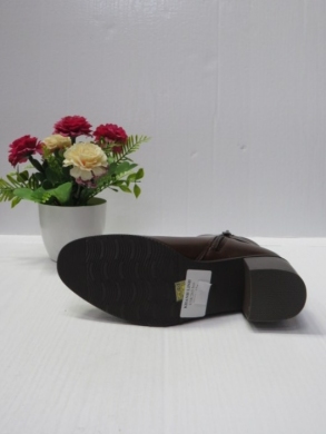 Botki damskie ocieplane na obcasie (36-41) CHC265 BROWN