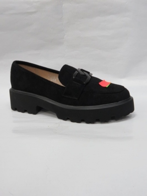 Mokasyny damskie na płaskim (36-41) DW018 BLACK