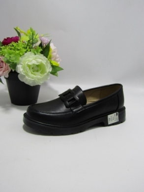 Mokasyny damskie na płaskim (36-41) 2727-4 BLACK