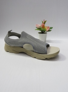 Sandały damskie na koturnie (39-43) DX8127 GREY