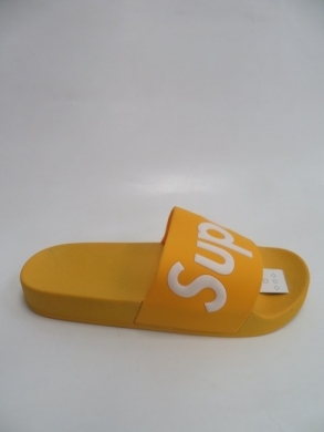 Klapki damskie na płaskim (36-41) 218-217 YELLOW