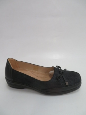 Półbuty damskie na płaskim (36-42) 2072-1 BLACK