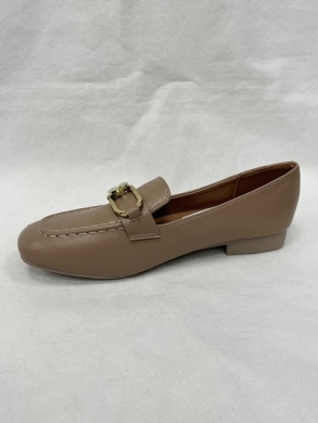 Mokasyny damskie na płaskim (36-41) W-236 KHAKI