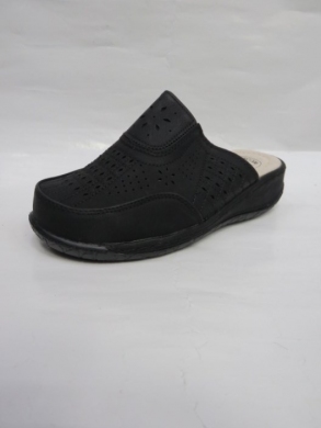 Klapki damskie na płaskim (36-42) 9708-1 BLACK
