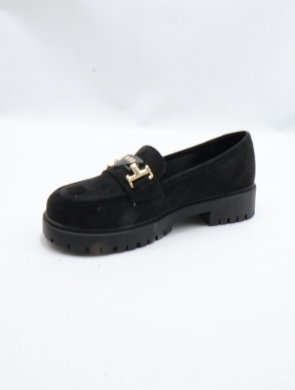 Mokasyny damskie na płaskim (36-41) SA335-1 BLACK