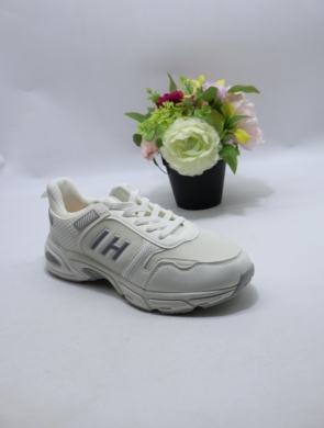 Buty sportowe damskie na płaskim (36-41) AD717 WH/LGREY