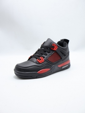 Buty sportowe młodzieżowe (36-41) D660-G BL/RED