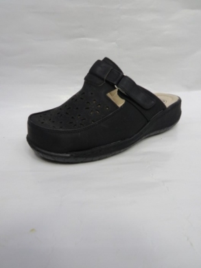 Klapki damskie na płaskim (36-42) 9710-1 BLACK