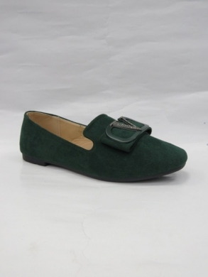 Mokasyny damskie na płaskim (36-41) ABC207 GREEN