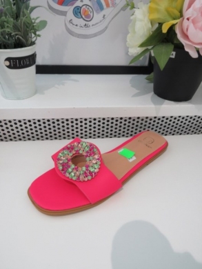 Klapki damskie na płaskim (36-41) LOLA5022 FUSIA