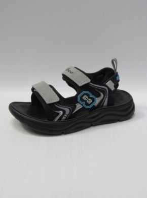 Sandały chłopięce (26-31) ZA65 GREY/BLACK