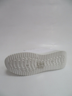 Buty sportowe damskie na płaskim (36-41) 9033-SP WHITE