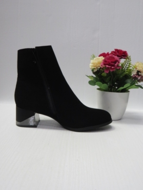 Botki damskie ocieplane na obcasie (36-41) XPL-2320 BLACK
