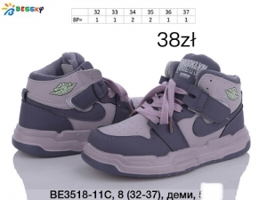 Buty sportowe dziewczęce (32-37) BE3518-11C