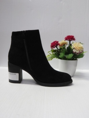 Botki damskie ocieplane na obcasie (36-41) BM116 BLACK