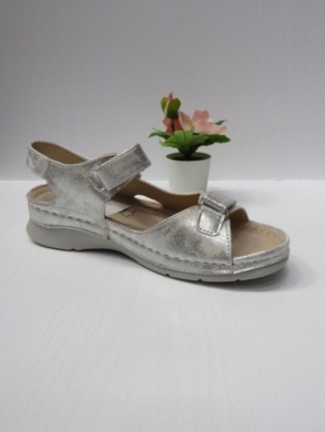 Sandały damskie na koturnie (36-41) 7AA235 SILVER