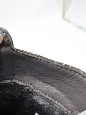 Botki damskie ocieplane na płaskim (36-41) 61732 GREY
