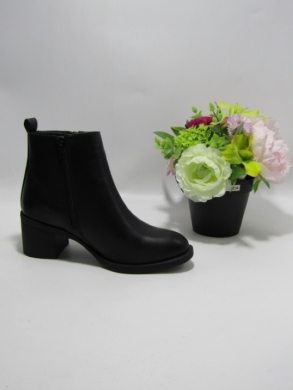 Botki damskie ocieplane na obcasie (36-41) JD2317-2 BL/PU