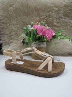 Sandały damskie na płaskim (36-40) Z-15 BEIGE