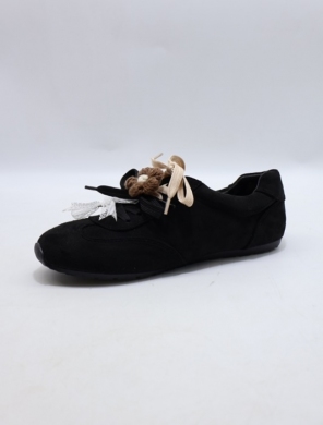 Buty sportowe damskie na płaskim (36-41) 9728 BLACK