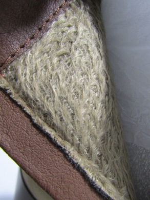 Botki damskie ocieplane na obcasie (36-41) M739 KHAKI
