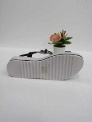 Sandały damskie na koturnie (36-41) E8609-F2 BLACK