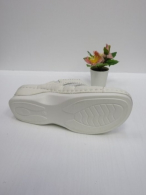 Klapki damskie na koturnie (36-42) 2290 WHITE