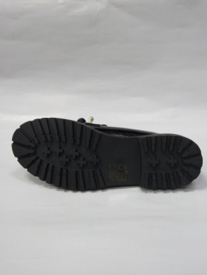 Mokasyny damskie na płaskim (36-41) 0-631 BLACK
